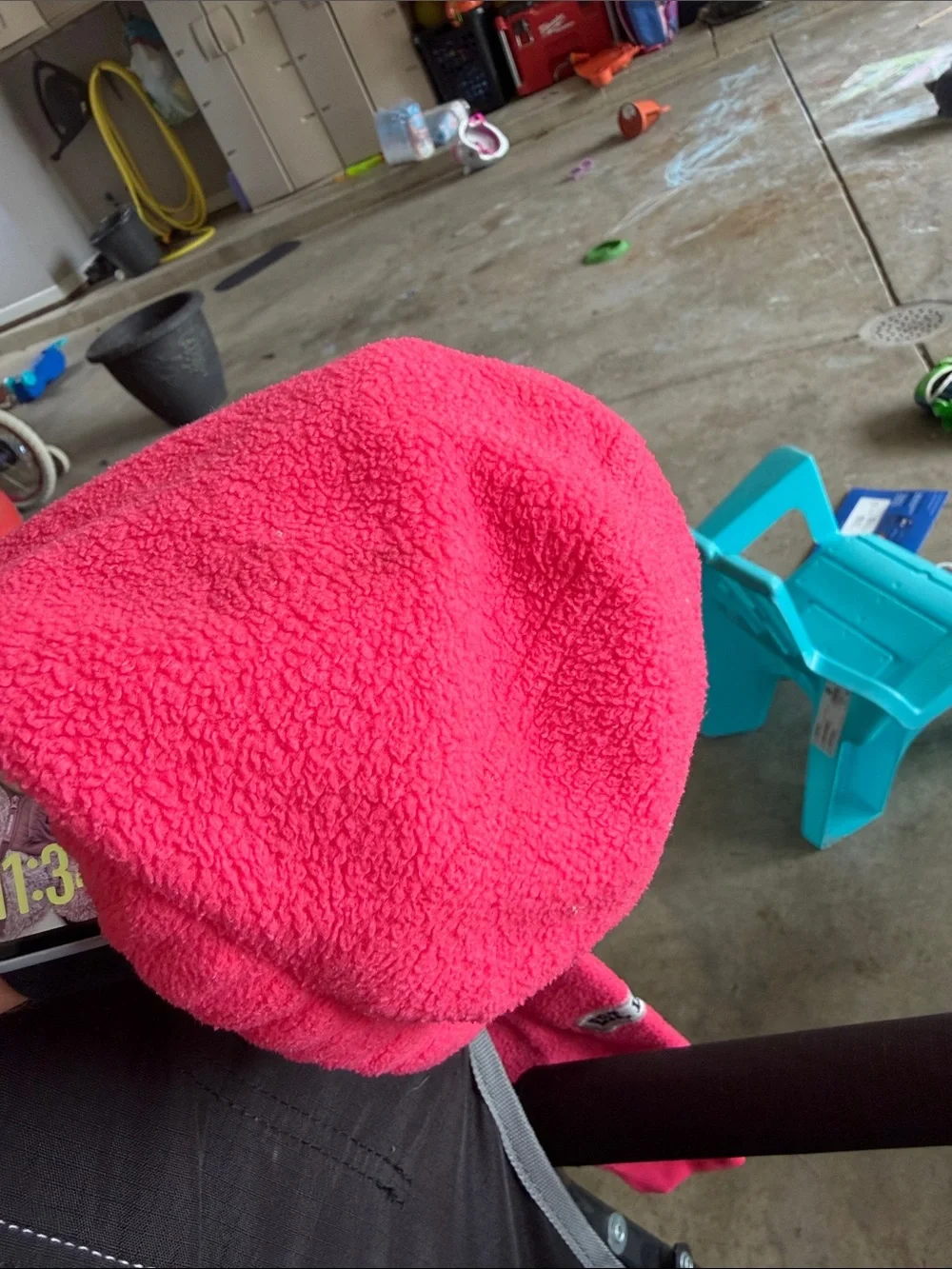 GAP Bright Pink Fleece Hoodie for Kids